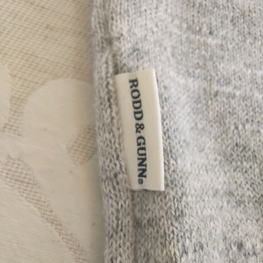Rodd & Gunn Mens Fortrose Knit L/S Johnny Collar Lite Sweater Stone Marle S NEW! - Picture 6 of 12